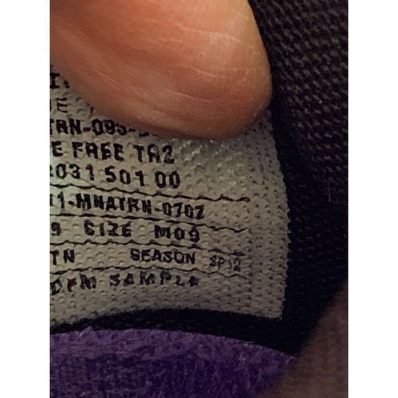 Nike Free Mens 9 TA2 Training Athletic SAMPLE shoes in Viking Purple 2158 main image 16